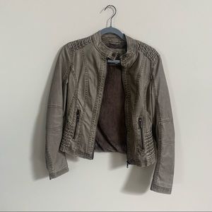 Cat Walk Studio Los Angeles Leather Motto Jacket